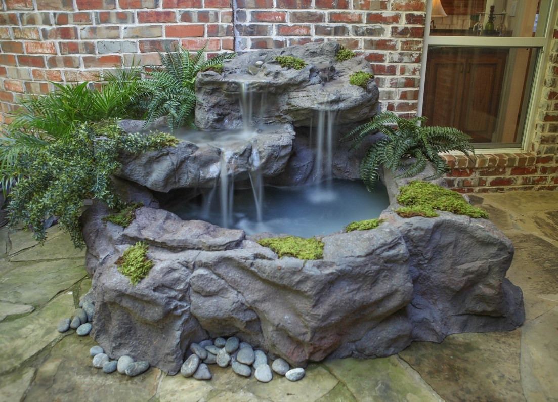 Backyard Waterfalls And Ponds Kits
 Whiskey Falls Patio Pond Waterfalls plete Artificial