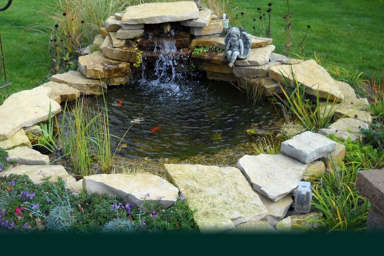 Backyard Waterfalls And Ponds Kits
 Custom Pro Pond Kit w Waterfall