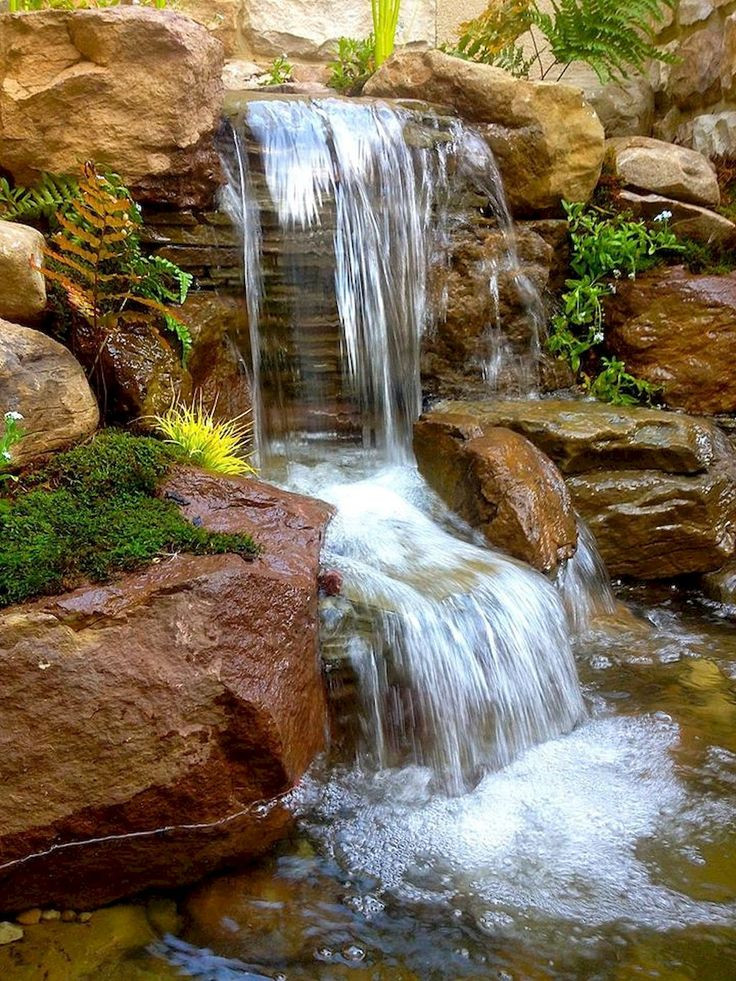 Backyard Waterfalls Ideas
 915 best Backyard waterfalls and streams images on