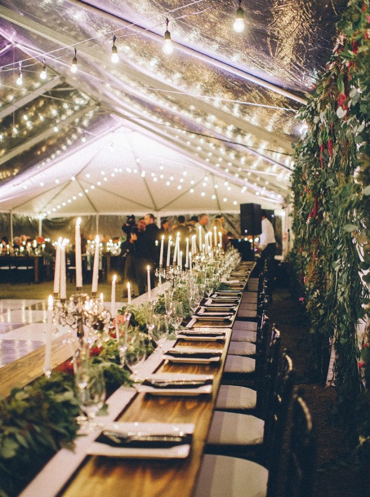 Backyard Wedding Receptions
 Elegant Fall Backyard Wedding and very organic & natural