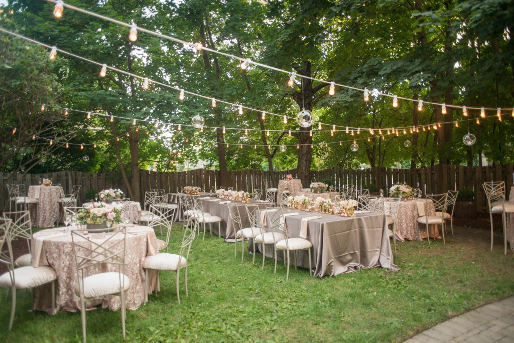 Backyard Wedding Receptions
 Romantic Backyard Reception