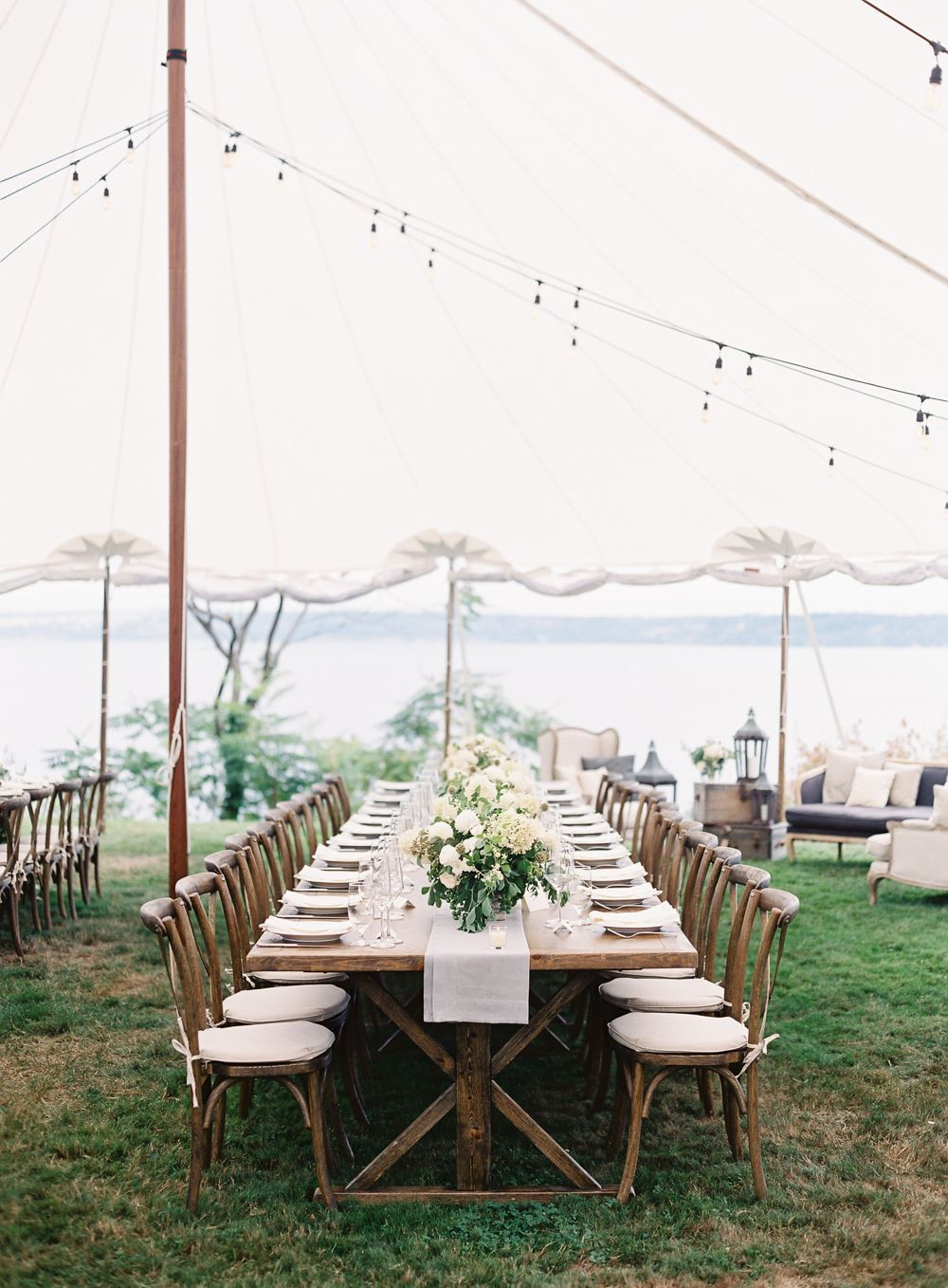 Backyard Wedding Receptions
 Chic Backyard Wedding In Washington ce Wed