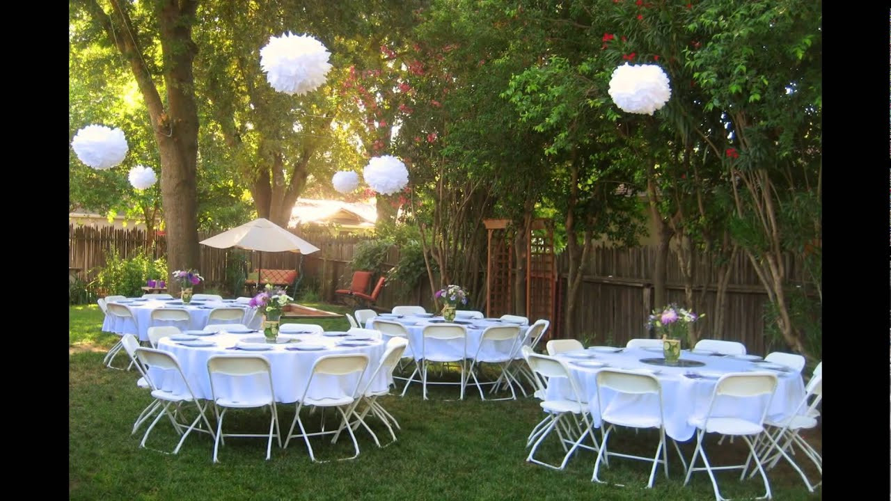 Backyard Wedding Receptions
 Backyard wedding reception ideas