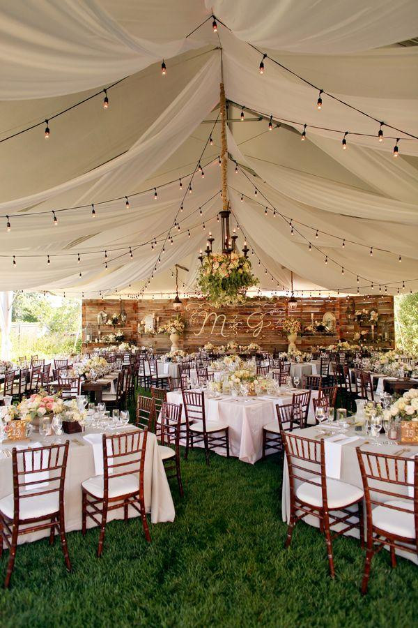 Backyard Wedding Receptions
 35 Rustic Backyard Wedding Decoration Ideas