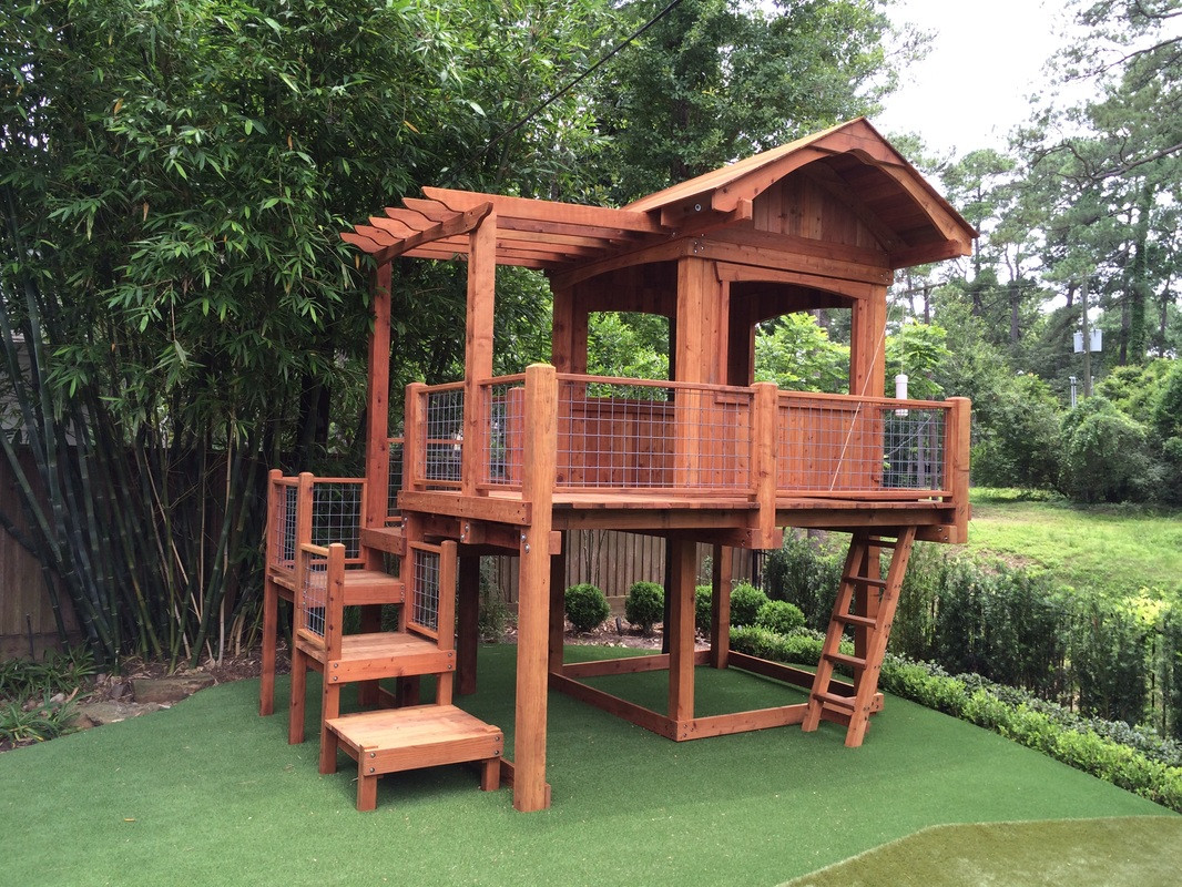 Backyard Wooden Play Sets
 Backyard Clubhouse