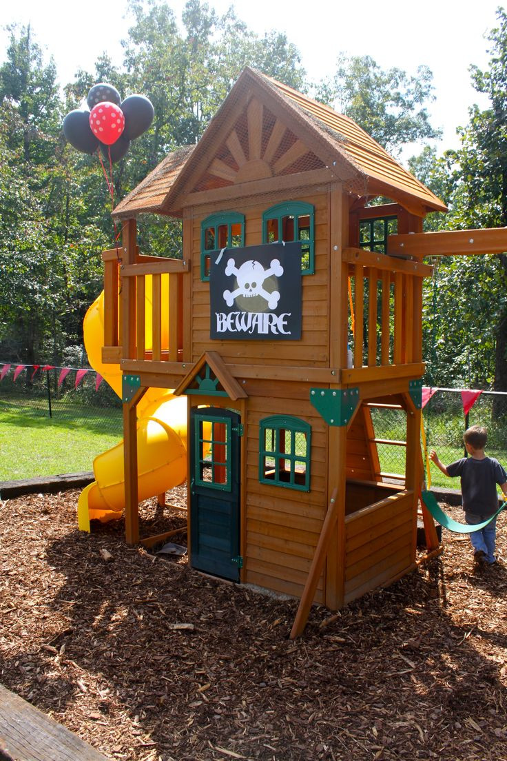 Backyard Wooden Play Sets
 Decorate our outdoor playset