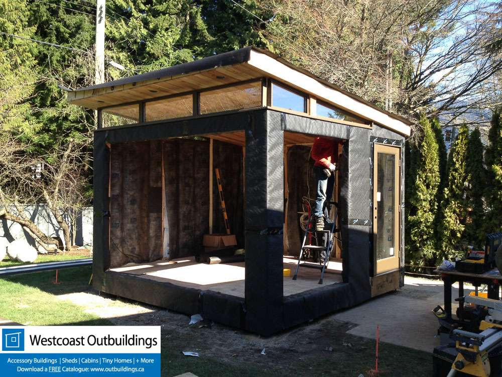 Backyard Workout Ideas
 Prefab Workout Room West Vancouver Modern Shed