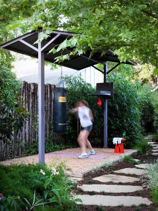 Backyard Workout Ideas
 Love the idea of workout stations in the yard