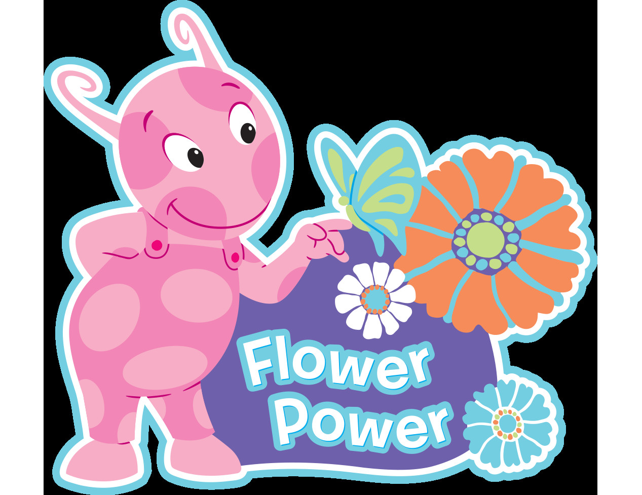 Backyardigans Flower Power
 Image The Backyardigans Uniqua Butterfly Flower Power