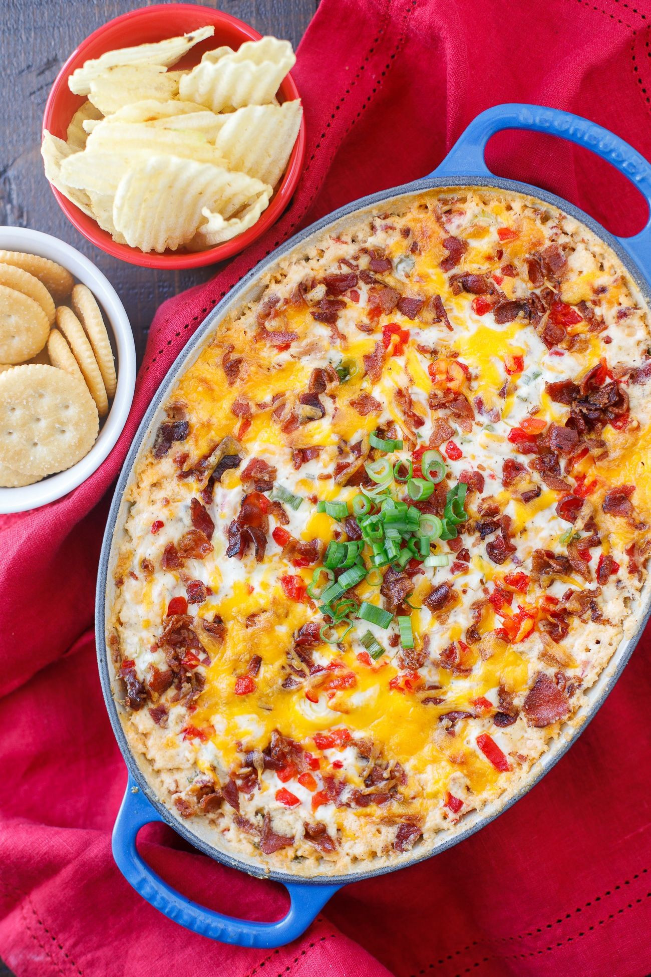 Bacon Dip Recipes
 Warm Cheesy Bacon Dip