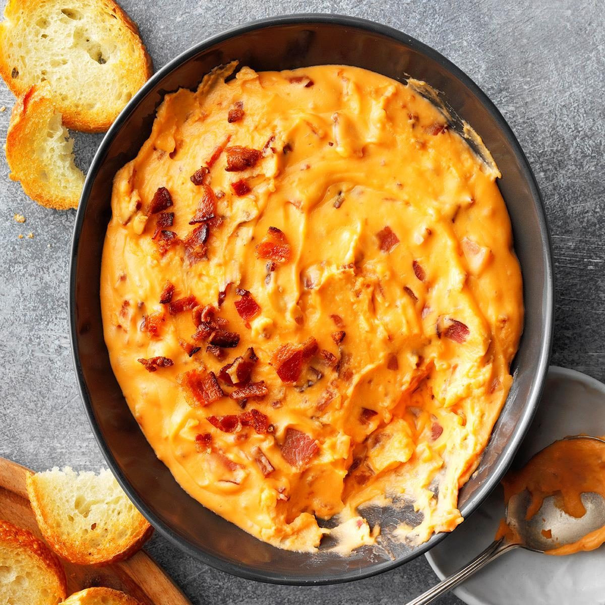 Bacon Dip Recipes
 Hot Bacon Cheese Dip Recipe