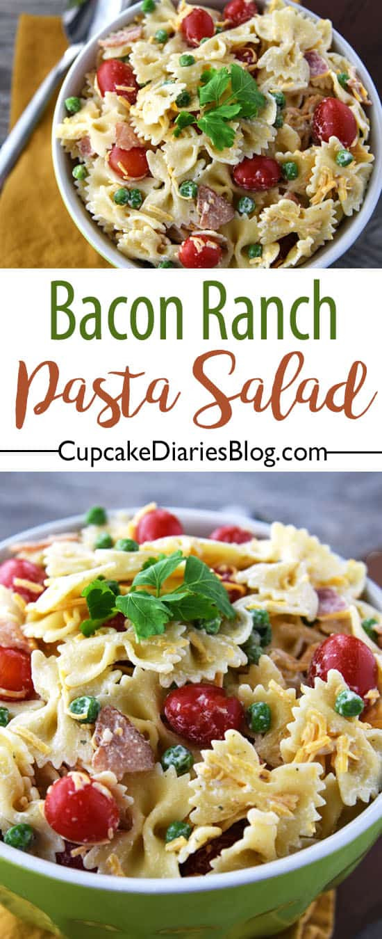Bacon Ranch Pasta Salad
 Bacon Ranch Pasta Salad
