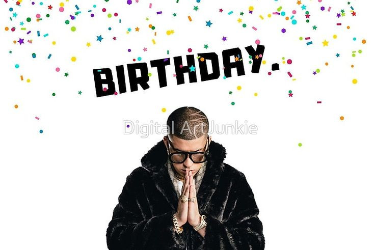 Bad Birthday Quotes
 Bad Bunny Birthday rapper greeting card meme greeting