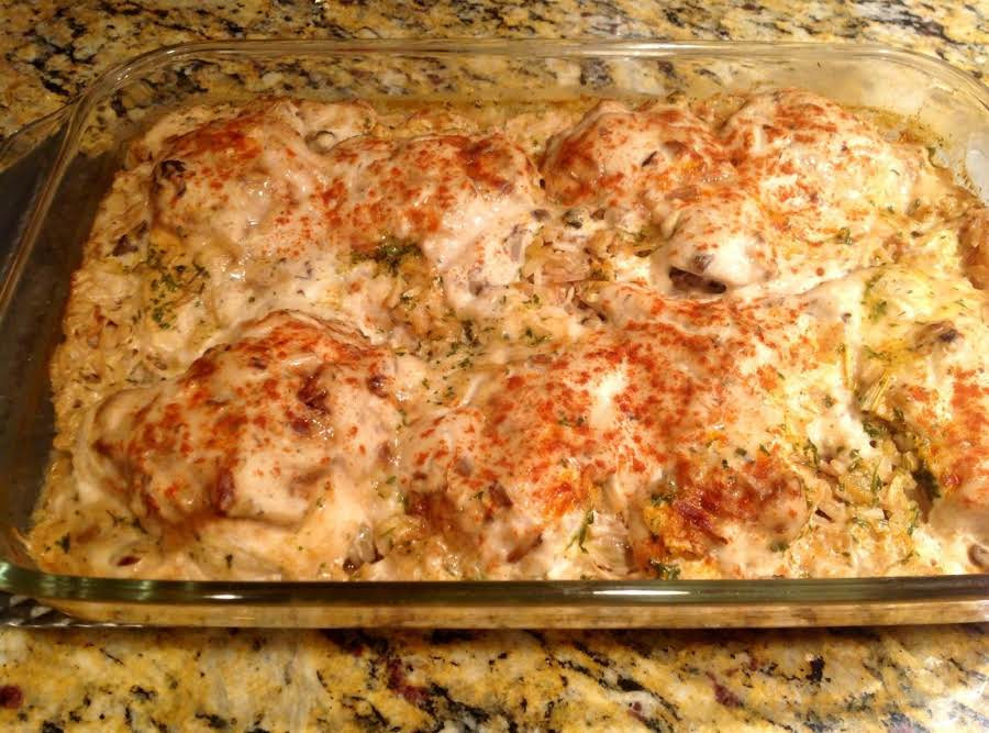 Baked Chicken And Rice With Chicken Broth
 Easy Chicken & Rice Bake Recipe