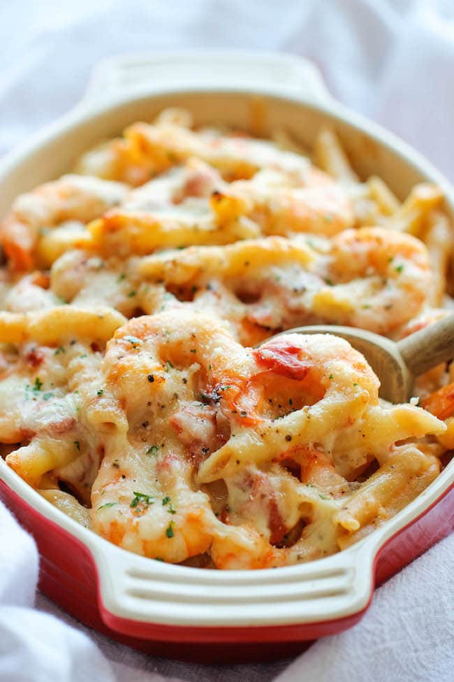 Baked Chicken And Shrimp Alfredo
 Weekly Meal Plan