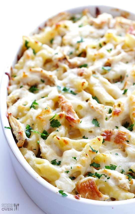 Baked Chicken And Shrimp Alfredo
 Chicken Alfredo Baked Ziti Recipe