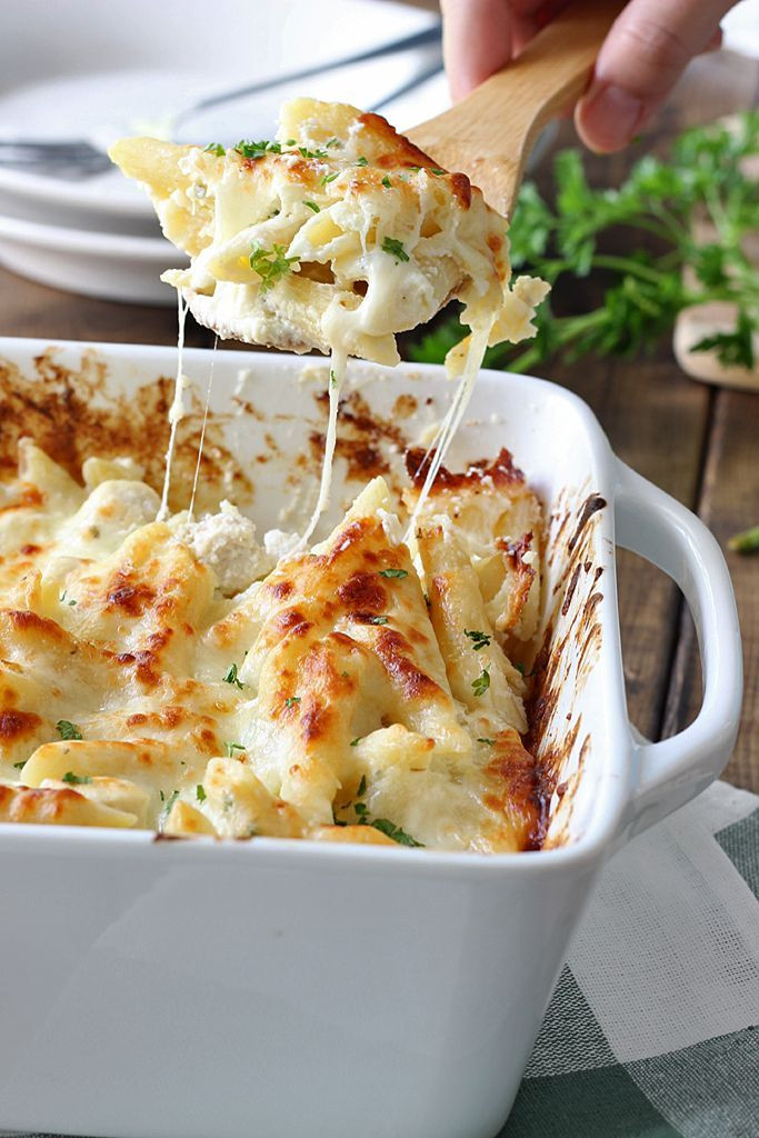 Baked Chicken And Shrimp Alfredo
 Chicken Alfredo Pasta Bake Recipe