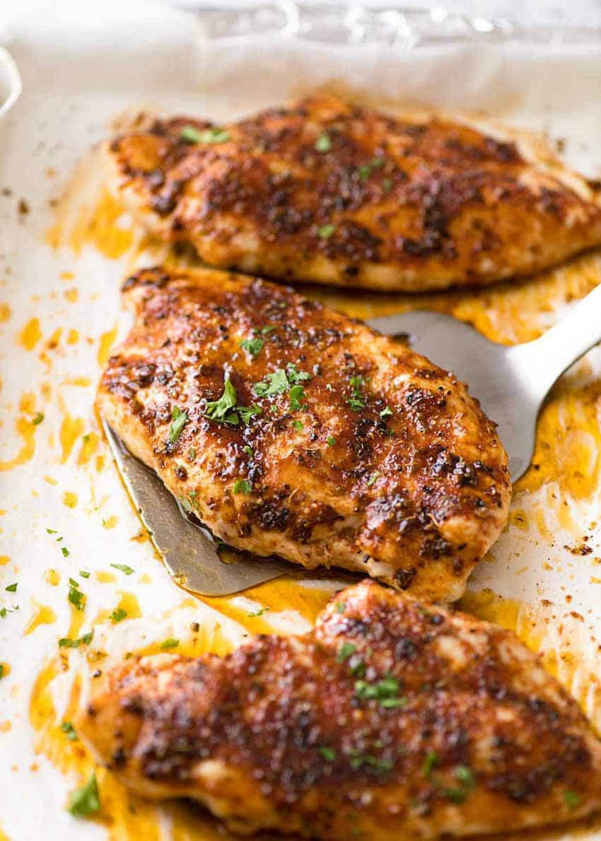 Baked Chicken Breast Fillets
 Oven Baked Chicken Breast