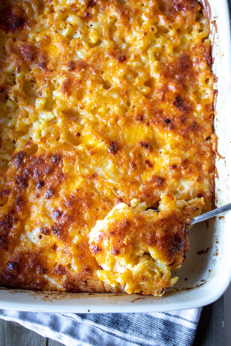 Baked Macaroni And Cheese Recipes With Sour Cream
 Southern Baked Macaroni and Cheese the hungry bluebird