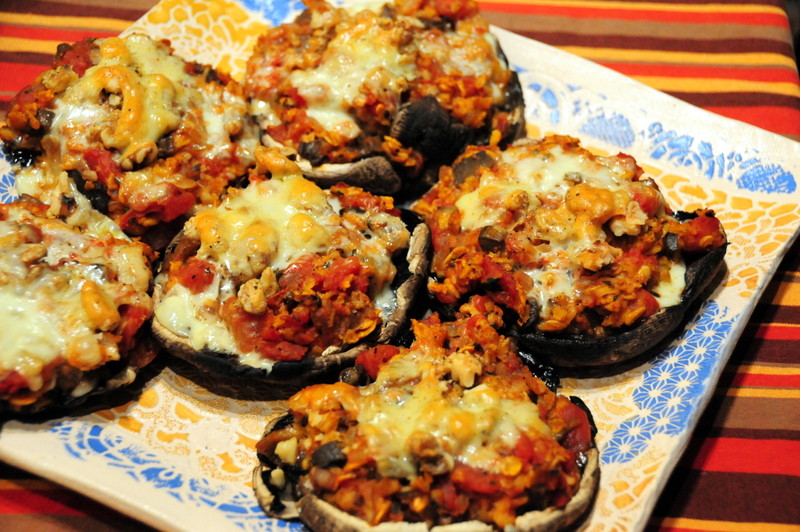 Baked Stuffed Portobello Mushroom Recipe
 baked Portobello mushrooms stuffed with mushroom oat