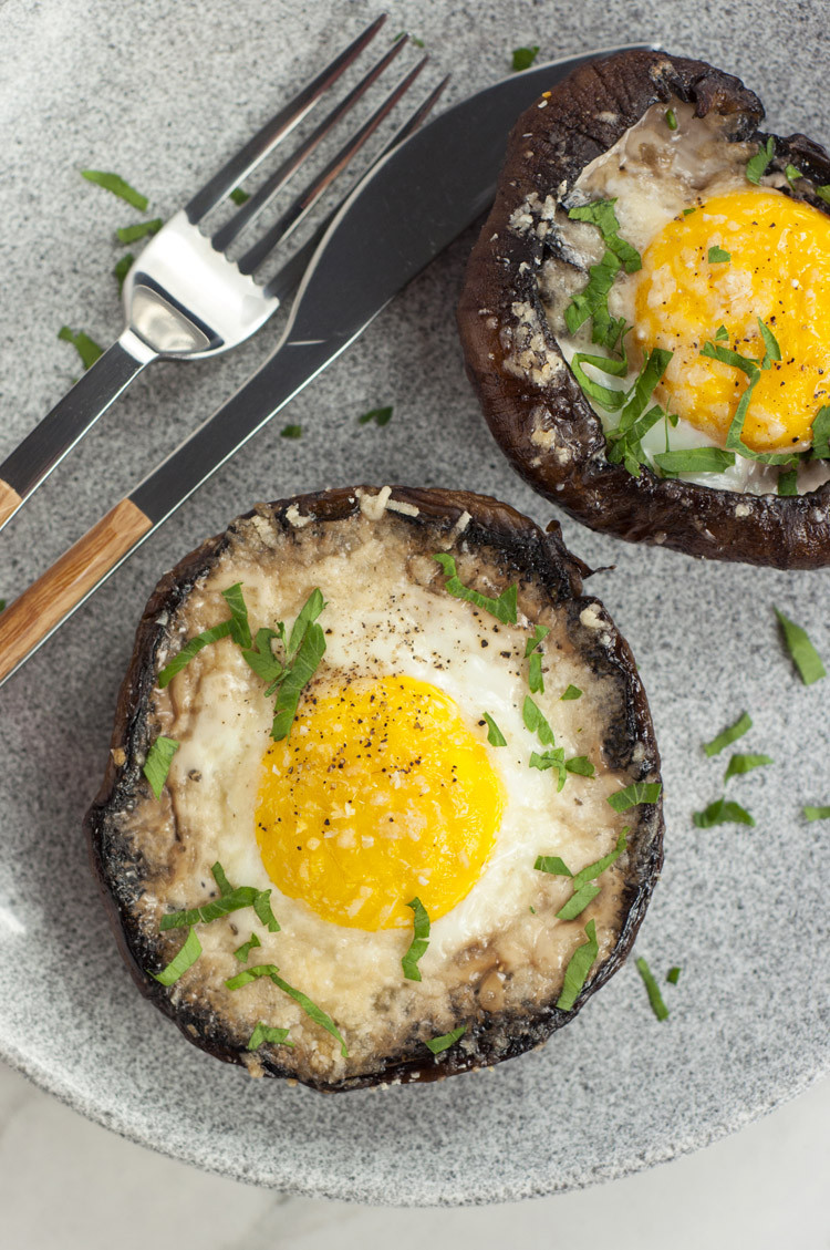 Baked Stuffed Portobello Mushroom Recipe
 Egg Stuffed Baked Portobello Mushroom