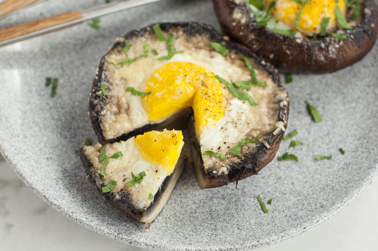 Baked Stuffed Portobello Mushroom Recipe
 Egg Stuffed Baked Portobello Mushroom