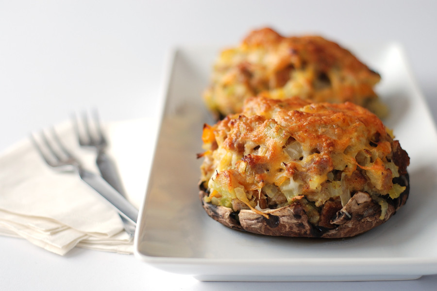 Baked Stuffed Portobello Mushroom Recipe
 Glorious Stuffed Portobello Mushrooms