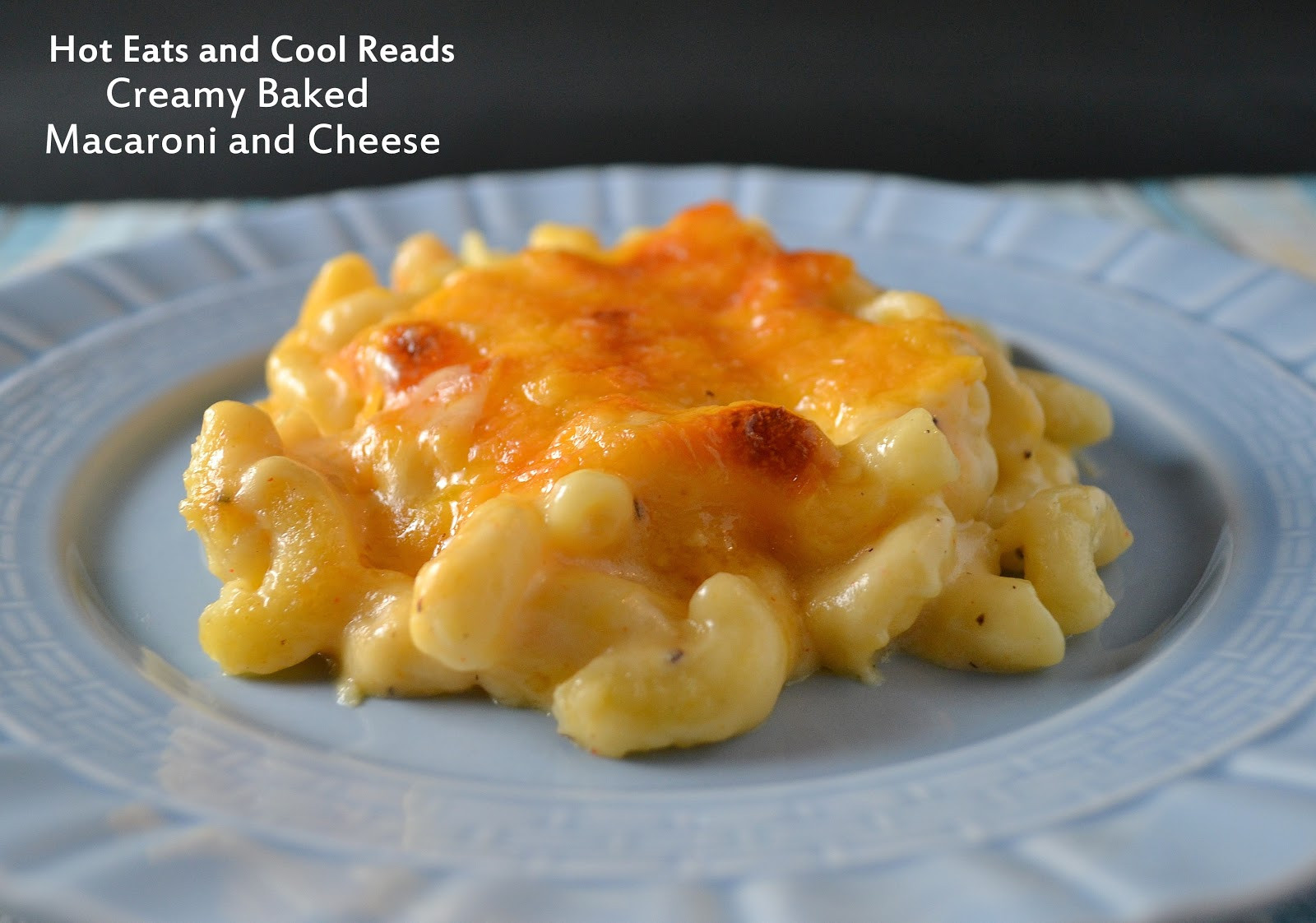 Baked Velveeta Macaroni And Cheese Recipe
 Hot Eats and Cool Reads Creamy Baked Macaroni and Cheese