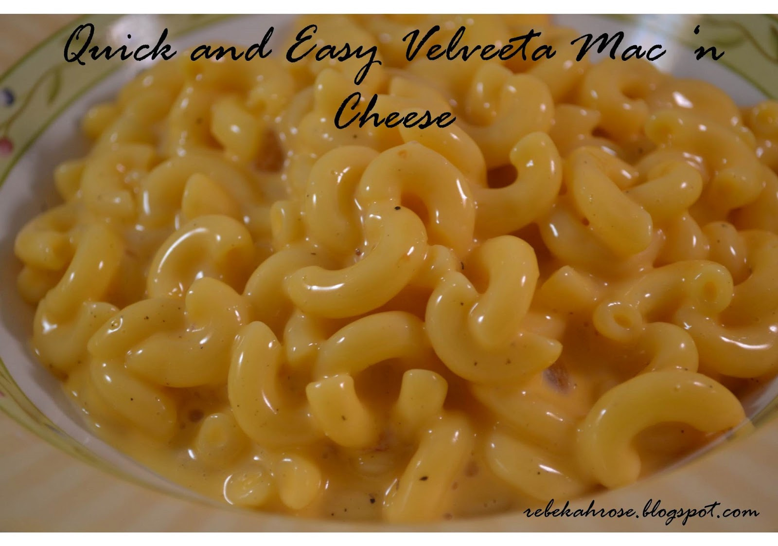 Baked Velveeta Macaroni And Cheese Recipe
 Quick and Easy Velveeta Macaroni & Cheese