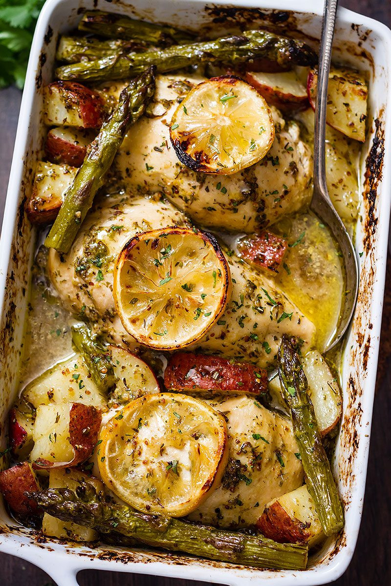 Baking Chicken Breasts
 Baked Chicken Breasts with Lemon & Veggies — Eatwell101