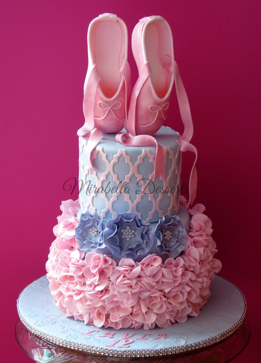 Ballerina Birthday Cake
 The Sensational Cakes sweet ballerina theme design cake