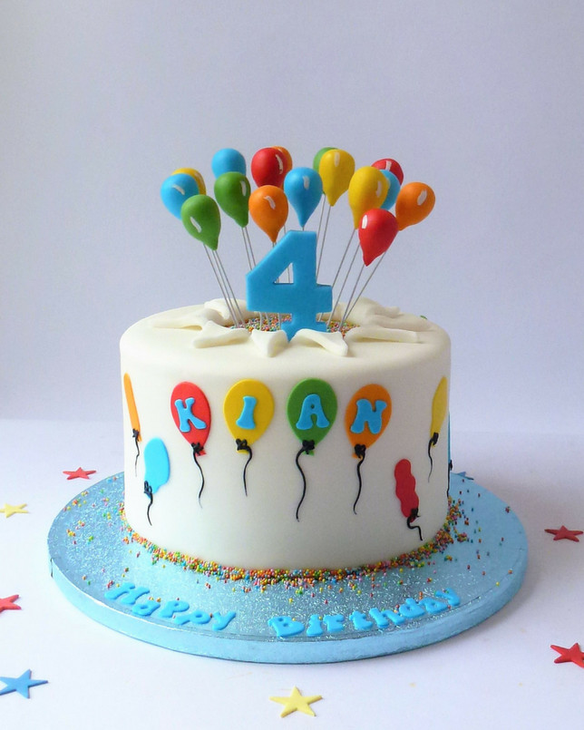 Balloon Birthday Cake
 Birthday Balloons