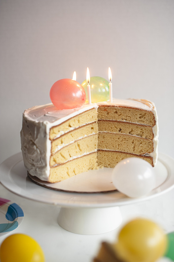 Balloon Birthday Cake
 edible balloon birthday cake • A Subtle Revelry