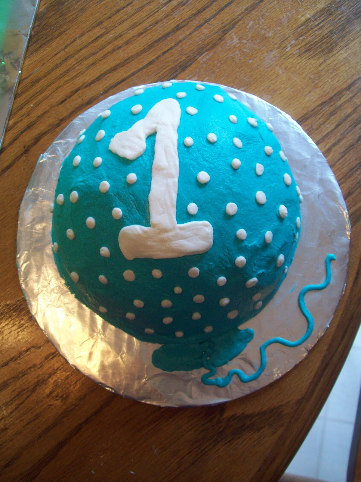 Balloon Birthday Cake
 BB Cakes First Birthday Balloon Cake