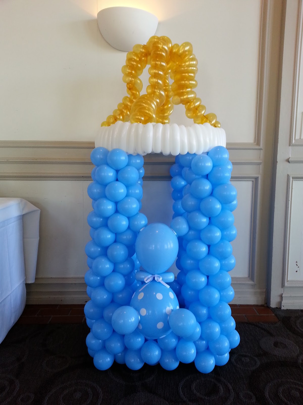 Balloon Decoration Baby Shower Ideas
 PoP Balloons A baby shower for a boy