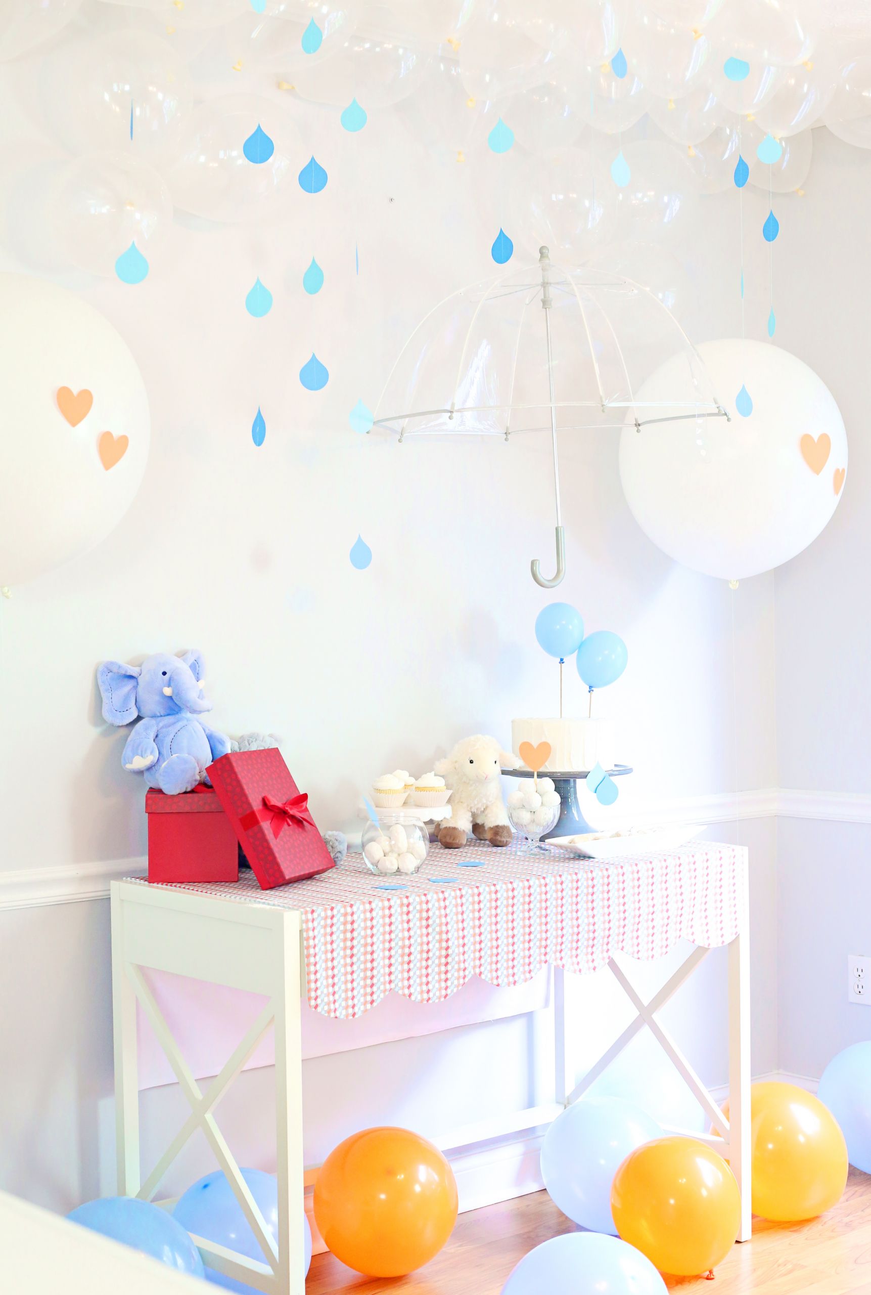Balloon Decoration Baby Shower Ideas
 Showering Her With Love Baby Showers