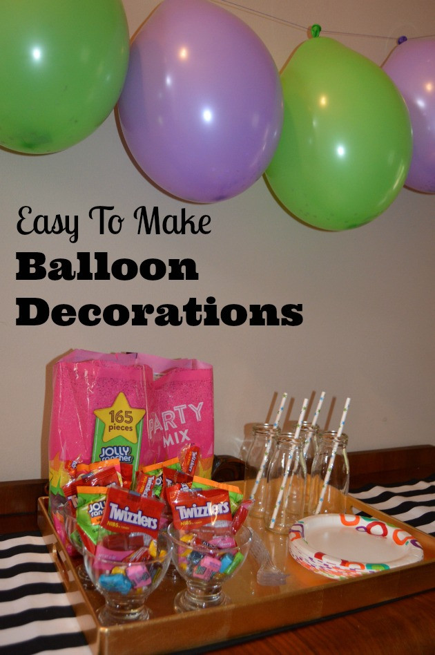 Balloon Decorations For Birthday
 Candy Filled Birthday Balloon Decoration Ideas