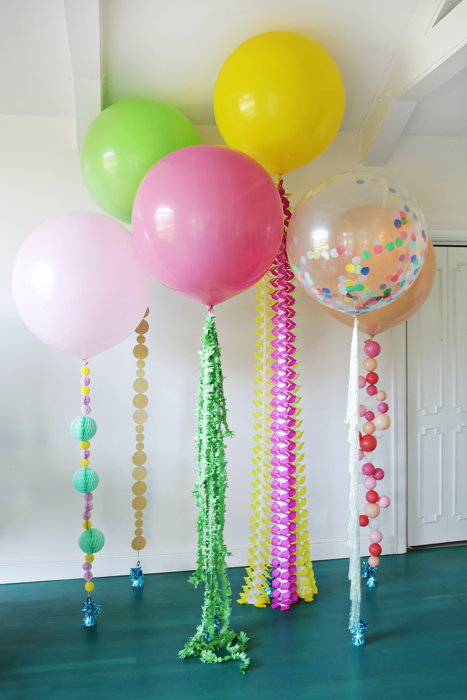 Balloon Decorations For Birthday
 Festive DIY Balloon Tails Clever and Crafty