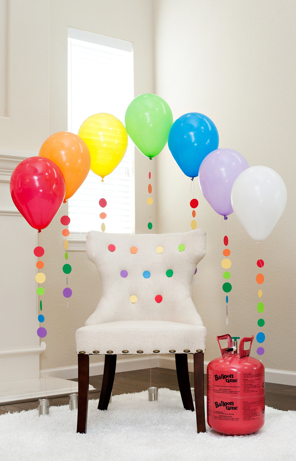 Balloon Decorations For Birthday
 Rainbow Balloon Tassel Tutorial