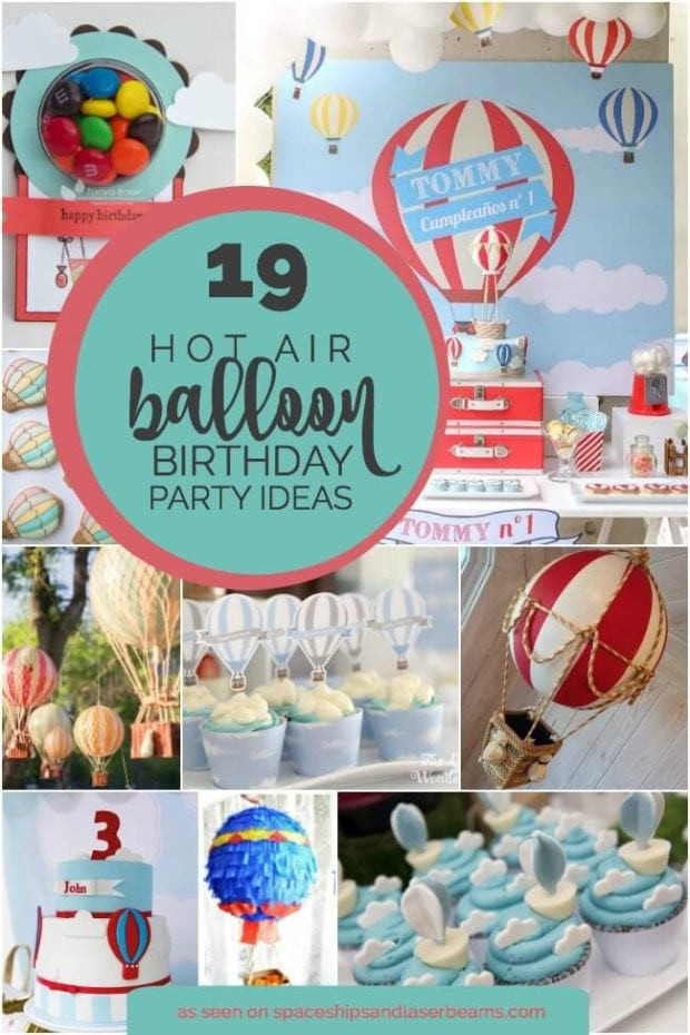 Balloon Themed Birthday Party
 19 Hot Air Balloon Party Ideas and Decorations