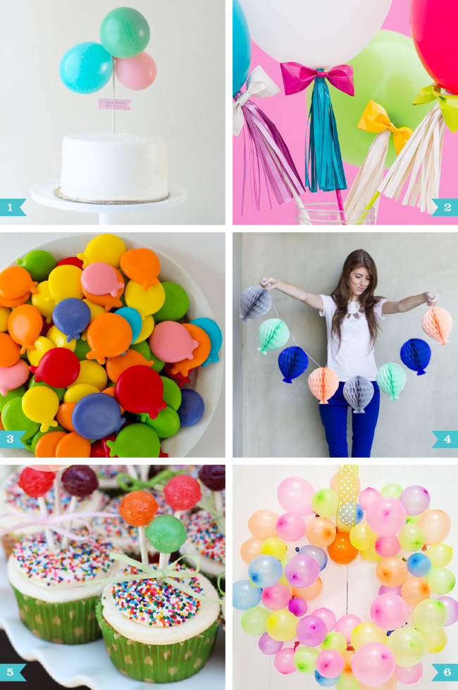 Balloon Themed Birthday Party
 Balloon party ideas