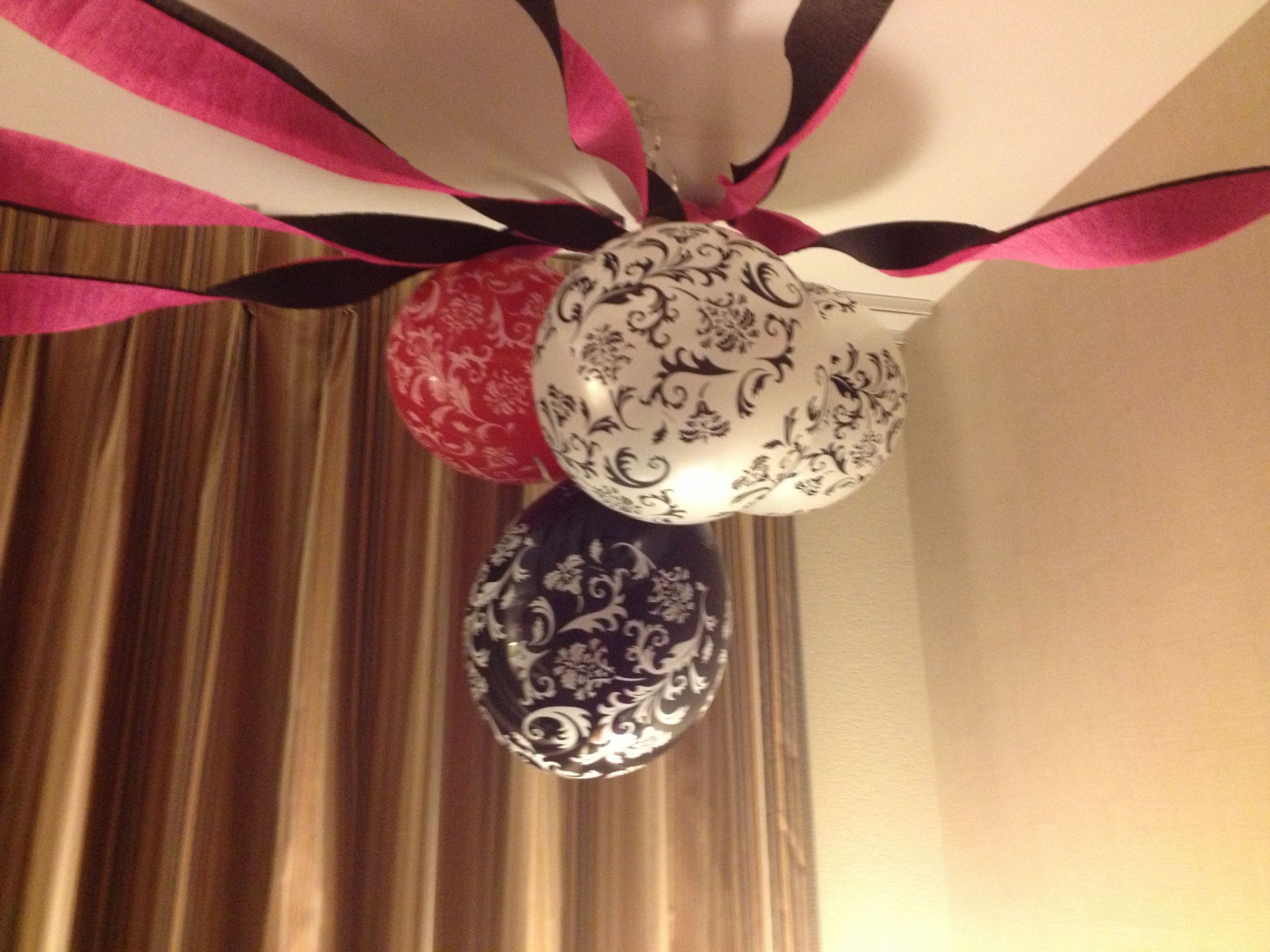 Baltimore Bachelorette Party Ideas
 Damask classy bachelorette party in the hotel room