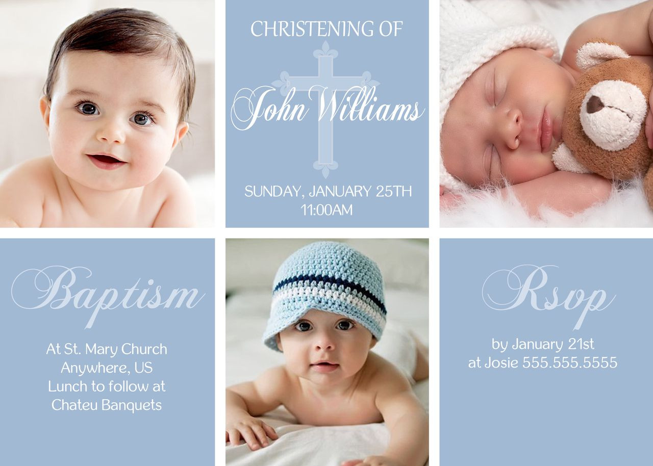 Baptism And Birthday Invitation
 Birthday and Baptism invitations first birthday and