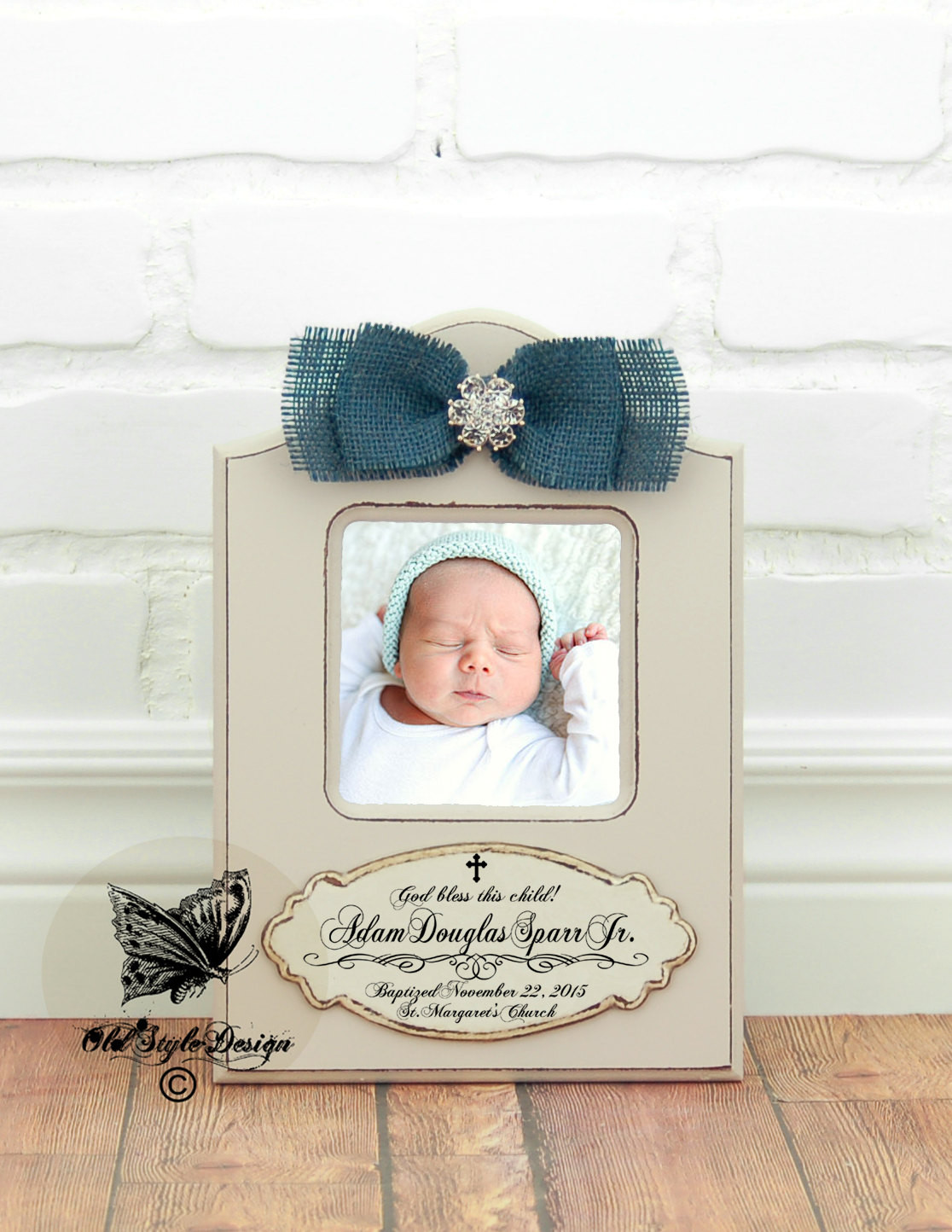 Baptism Gift Ideas For Boys
 Baptism Gift BOY Christening Gift Boy by OldStyleDesignFrames