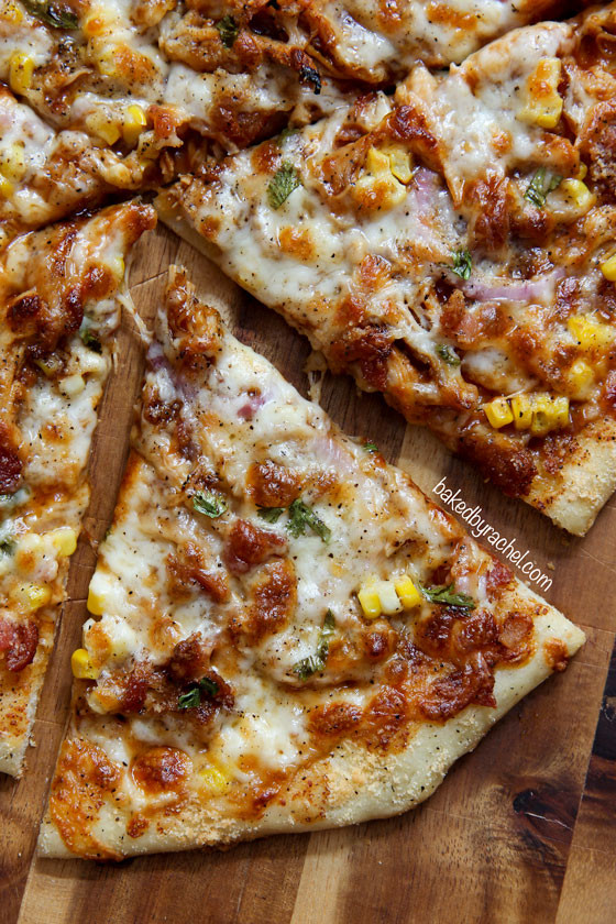 Barbecue Chicken Pizza
 Barbecue Chicken Pizza with Bacon and Corn