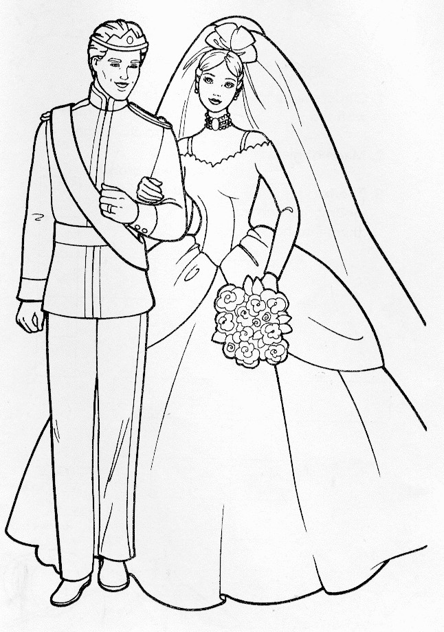 Barbie Coloring Pages For Kids
 Barbie Coloring Pages