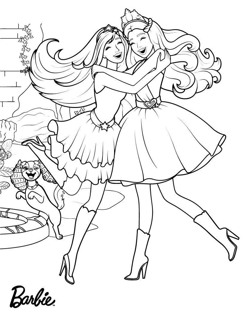 Barbie Coloring Pages For Kids
 Barbie Princess Coloring Pages Best Coloring Pages For Kids