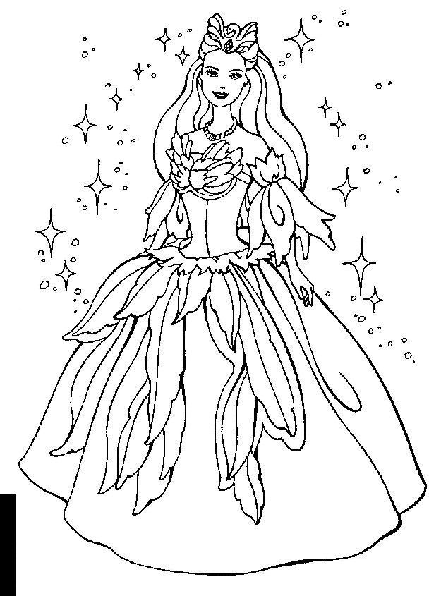 Barbie Coloring Pages For Kids
 Barbie to print Barbie Kids Coloring Pages