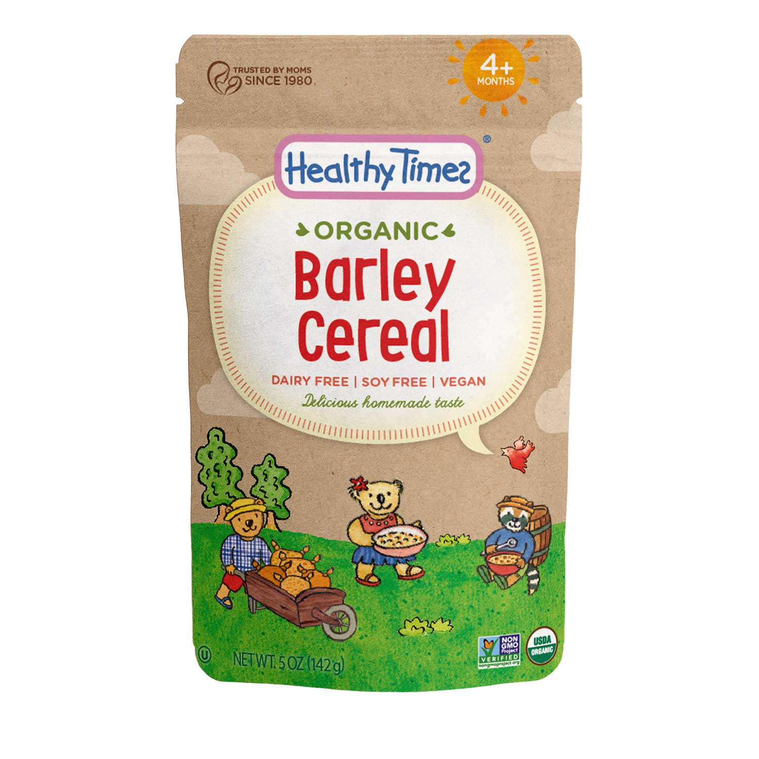 Barley Baby Cereal
 Healthy Times Organic Whole Grain Barley Cereal for Baby