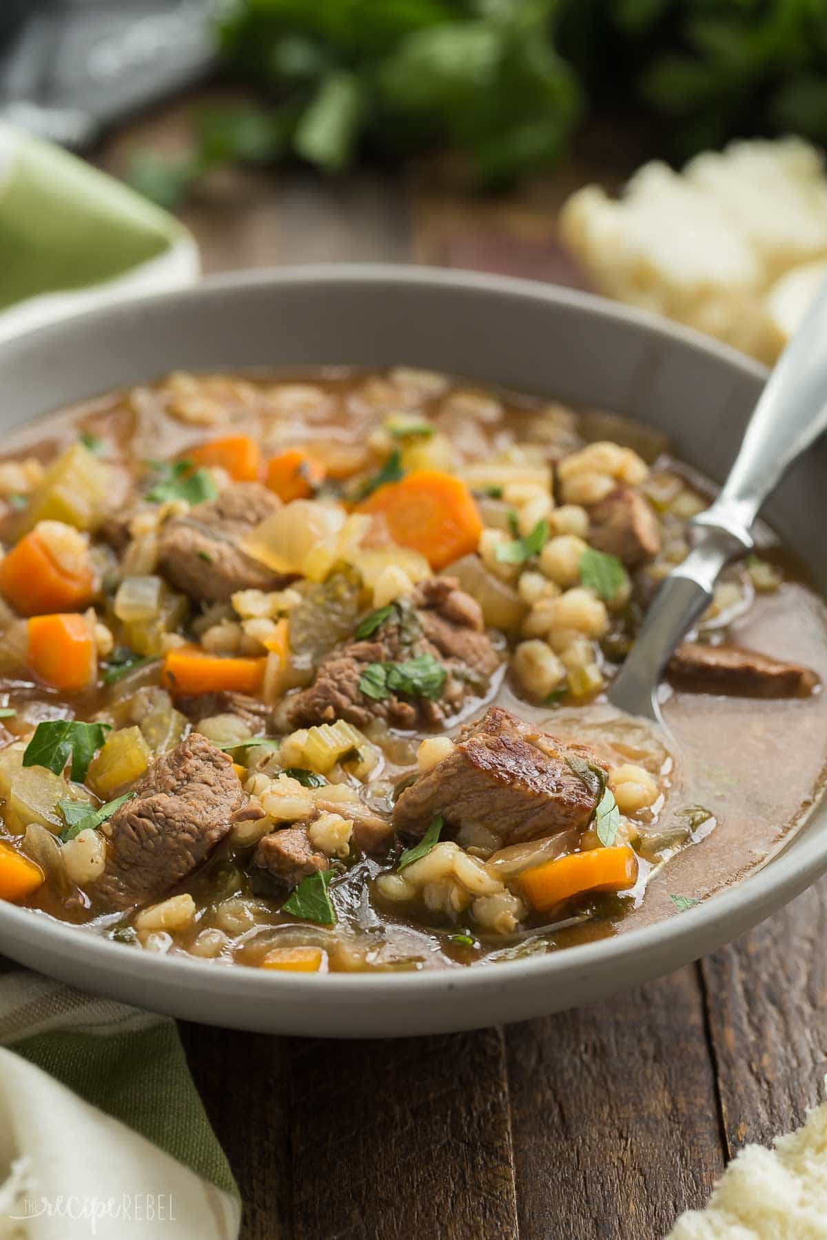 Barley Soup Slow Cooker
 Slow Cooker Beef Barley Soup Recipe VIDEO crock pot